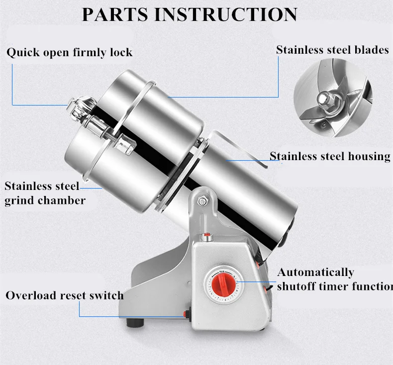 700 г китайская медицина электрическая мельница для зерен пищевая порошка