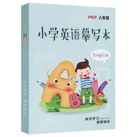 1pcs chinese and english copybook for calligraphy childrens adult english round font training copybooks 3d groove can be reused