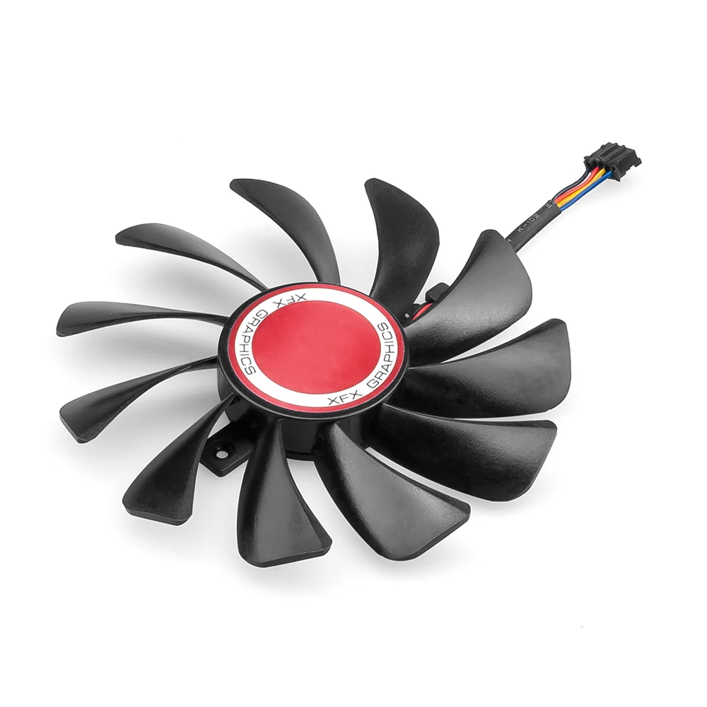 Охлаждающий вентилятор для графического процессора XFX RX580 2 шт./компл. 95 мм |