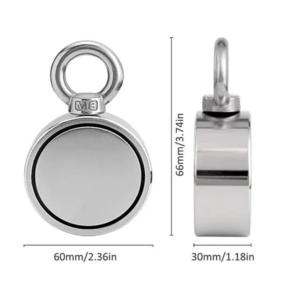 Магнитный глубокий водяной спасательный артефакт двухсторонний стопорный винт