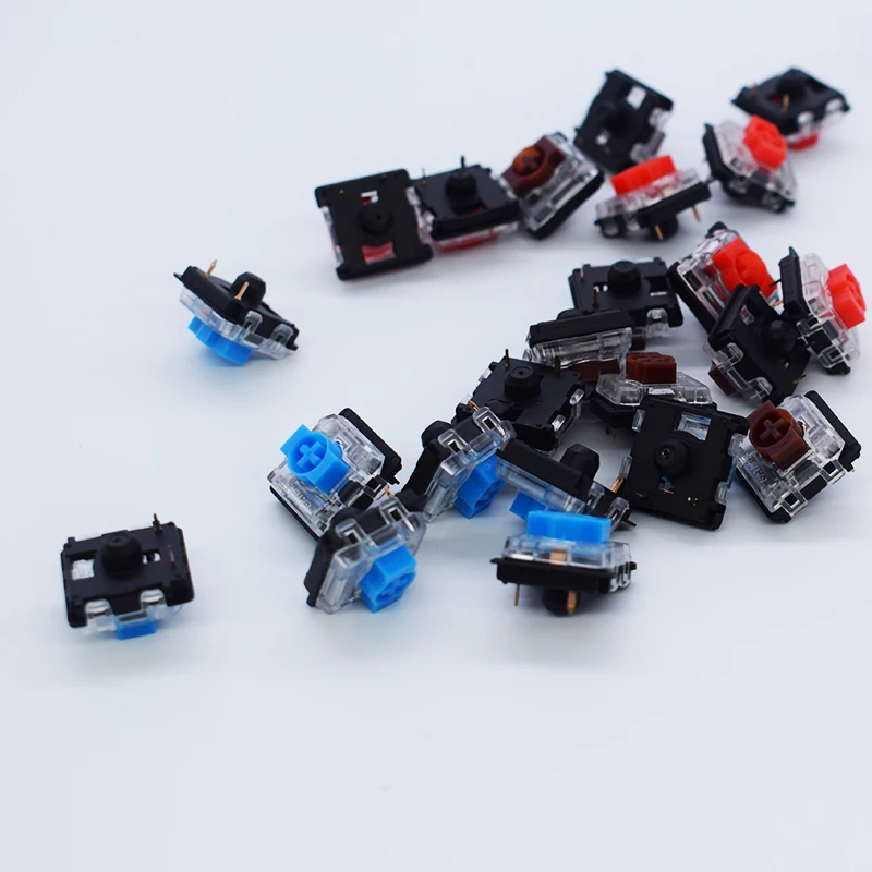 Механическая клавиатура Gateron Jiadalong низкоосевой переключатель тонкий красный