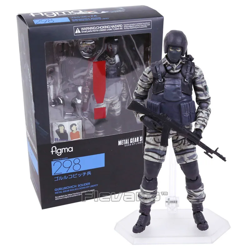 Экшн-фигурка из змеи 2 Sons of Liberty Figma 298 фигурка ПВХ металлическая передача 243 |