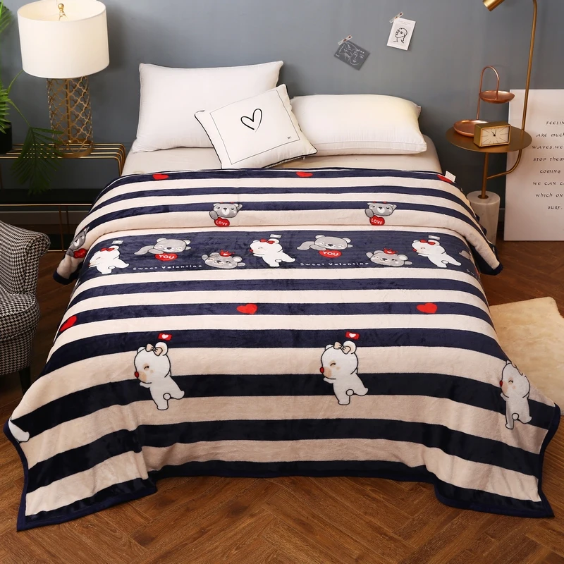 

Various Sizes For Beds Blanket Throw Microfiber, Ultra Cozy And Fuzzy Bed Blankets Throws Suitable For Women, Men And Kids