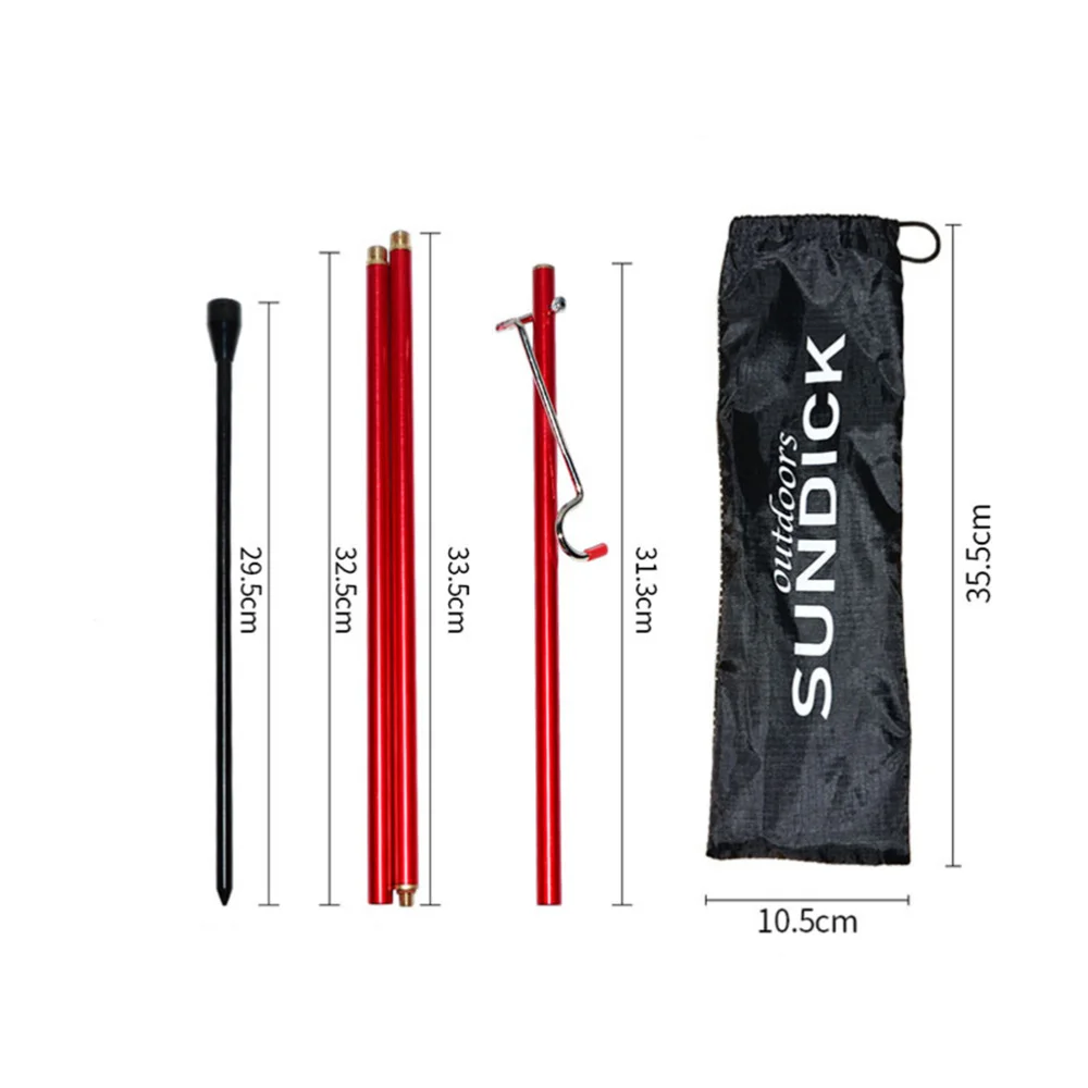 

Foldable Table Pole Aluminum Lightweight Adjustable Camping Outdoor Brackets