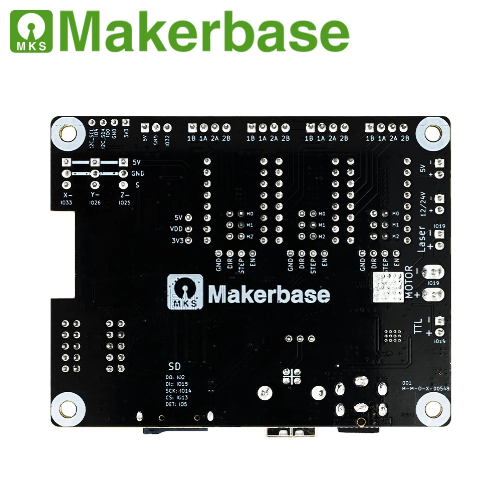 Makerbase MKS DLC32 Автономный контроллер 32 бит ESP32 WIFI GRBL TFT сенсорный экран для
