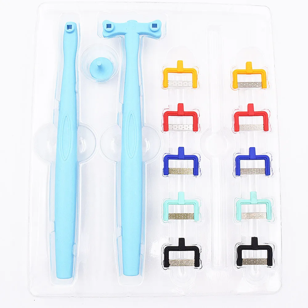 Набор автоматических полосок с ручкой для стоматологической ортодонтической