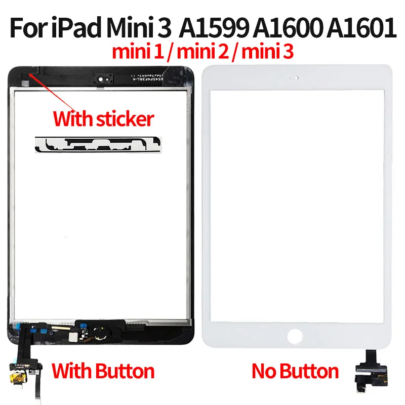 Замена сенсорной панели для iPad mini 3 кодирующий преобразователь сенсорного экрана