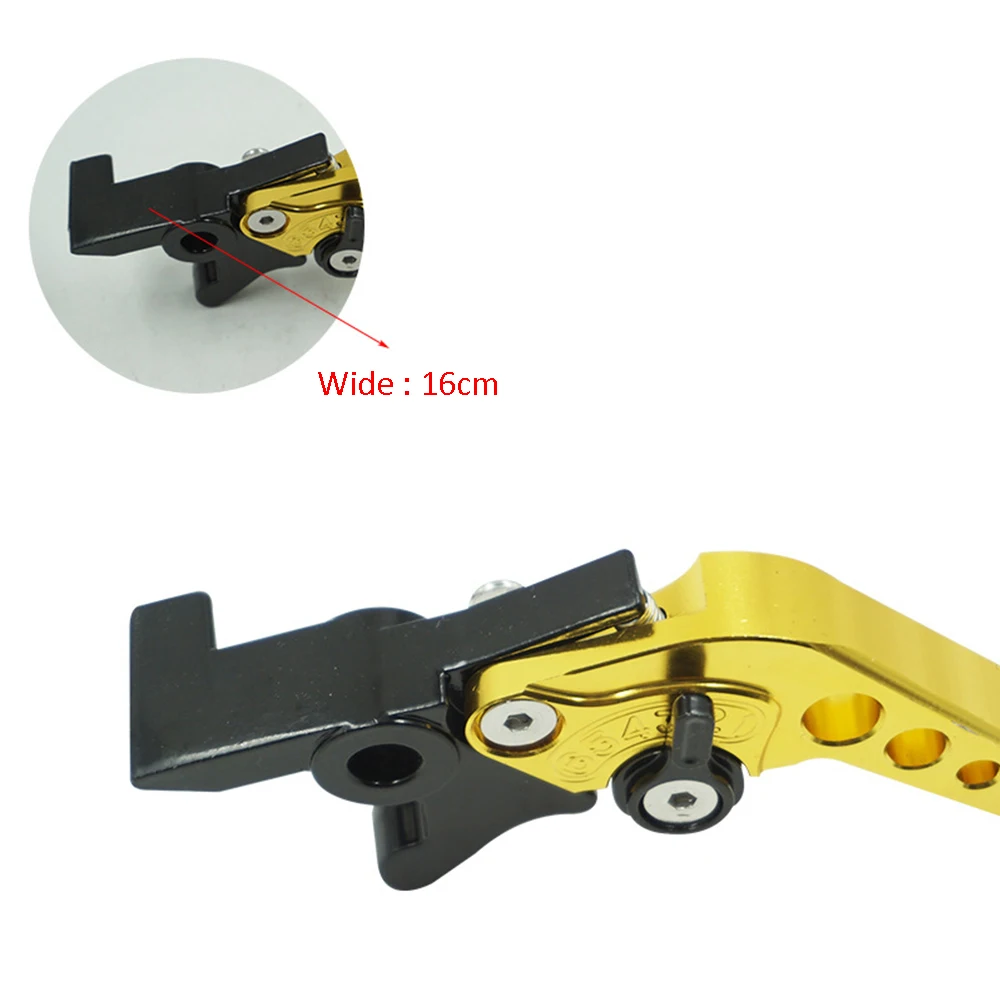 Мотоциклетные алюминиевые регулируемые Короткие тормозные рычаги руль