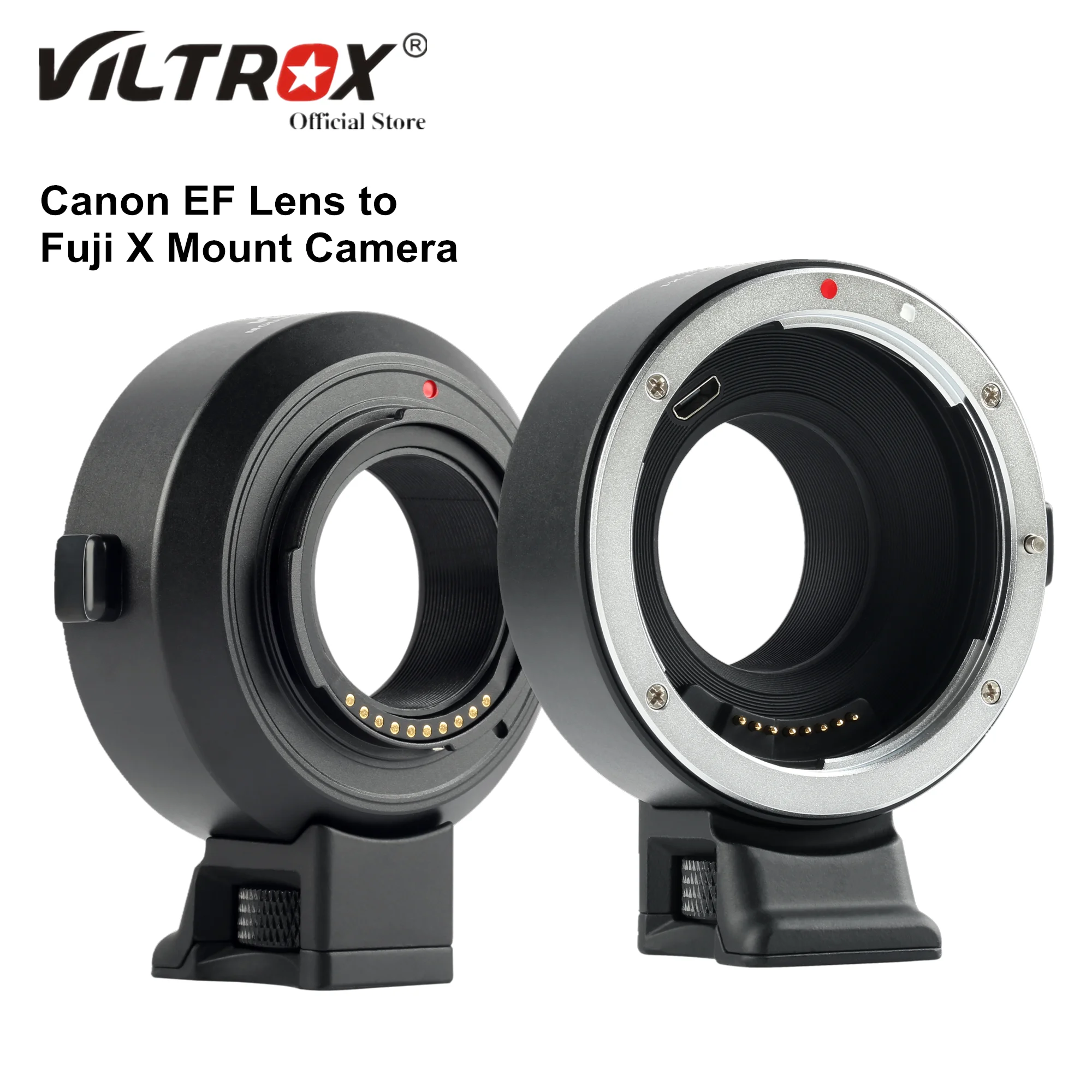 

Viltrox EF-FX1 Auto Focus Lens Mount Adapter for Canon EOS EF Lens to Fujifilm Fuji X Camera X-T3 X-PRO2 X-T4 X-T20 X-T100