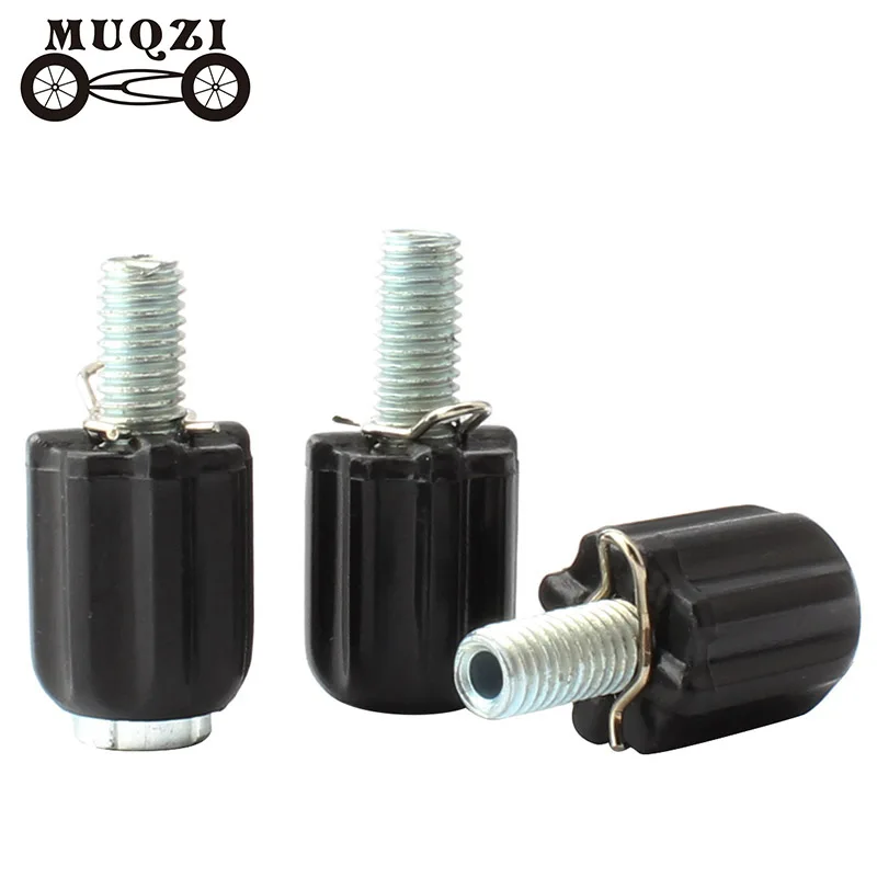 

MUQZI 4pcs Bike Shifter Brake Cable Adjuster Screw M5 Fine Tuning Screw Rear Derailleur Positioning Bolt Mountain Road Bicycle