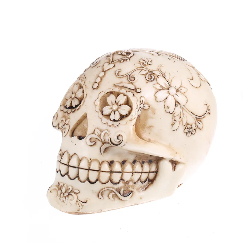 VILEAD украшения для дома смола череп аксессуары ручной работы скульптура статуи
