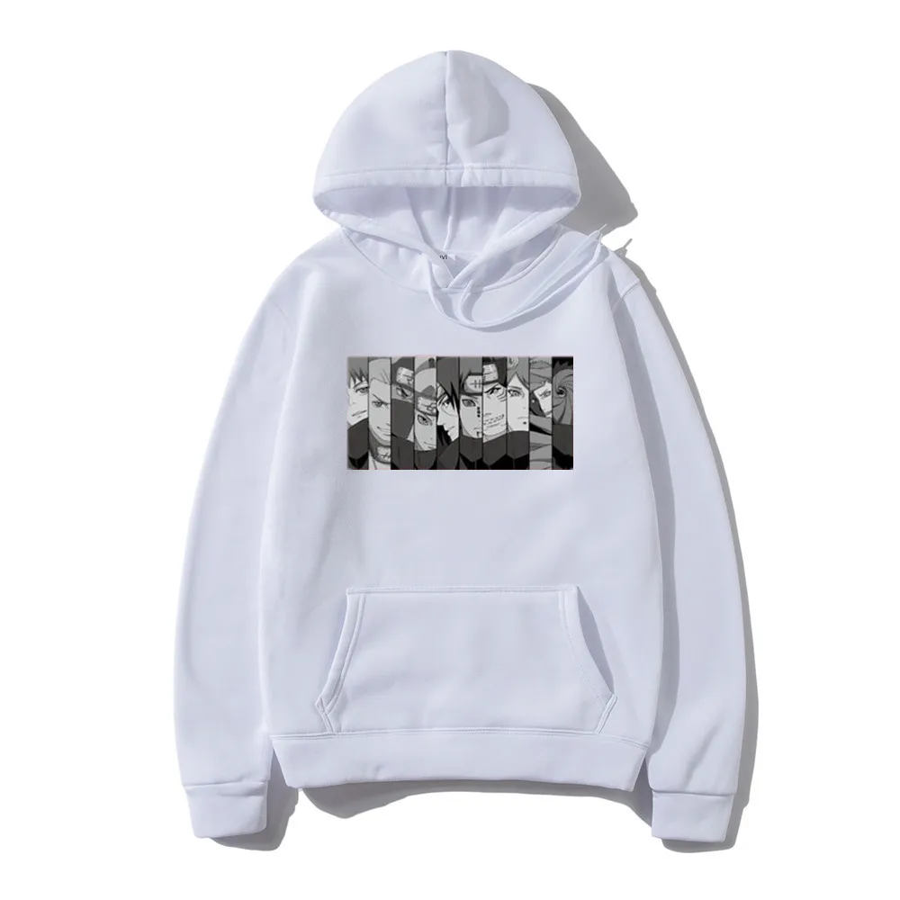 Толстовка мужская с японским аниме Акацуки Повседневная модная кофта капюшоном