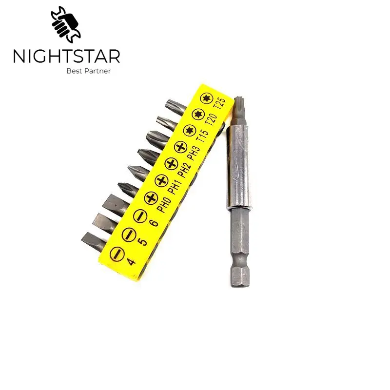 10 шт. электрическая отвертка из легированной стали Набор отверток