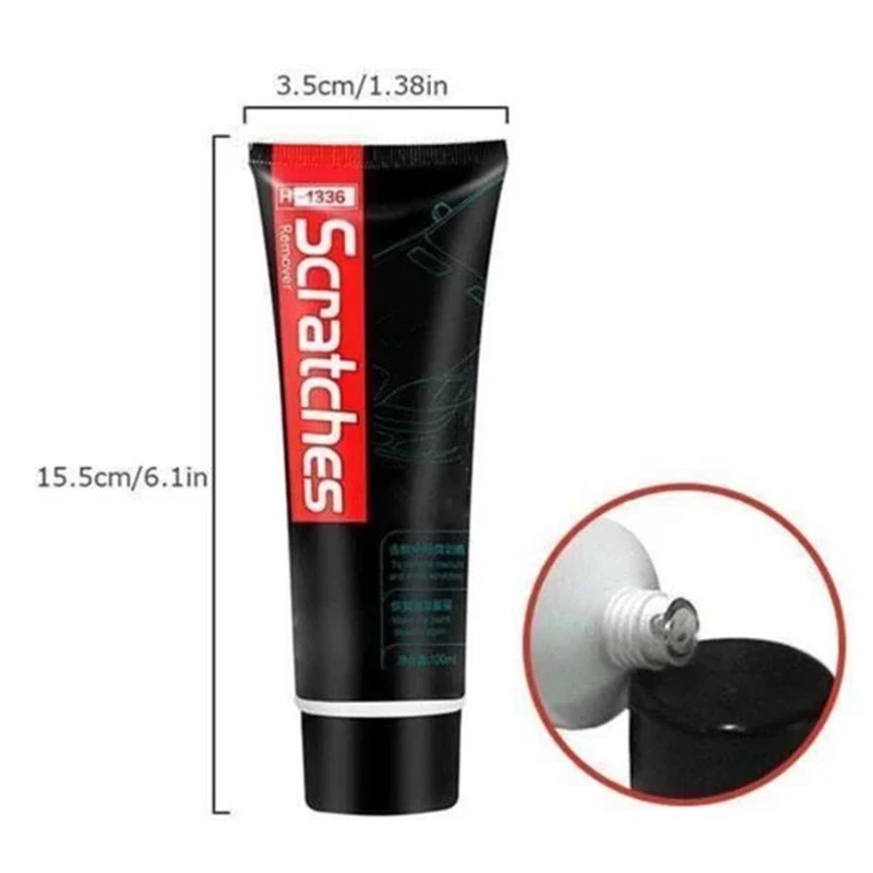 

Car Resurfacing Polisher Set Car Wax Car Maintenance Scratch Repair Wax Car Supplies Long Lasting with Sponge 100ml YA88