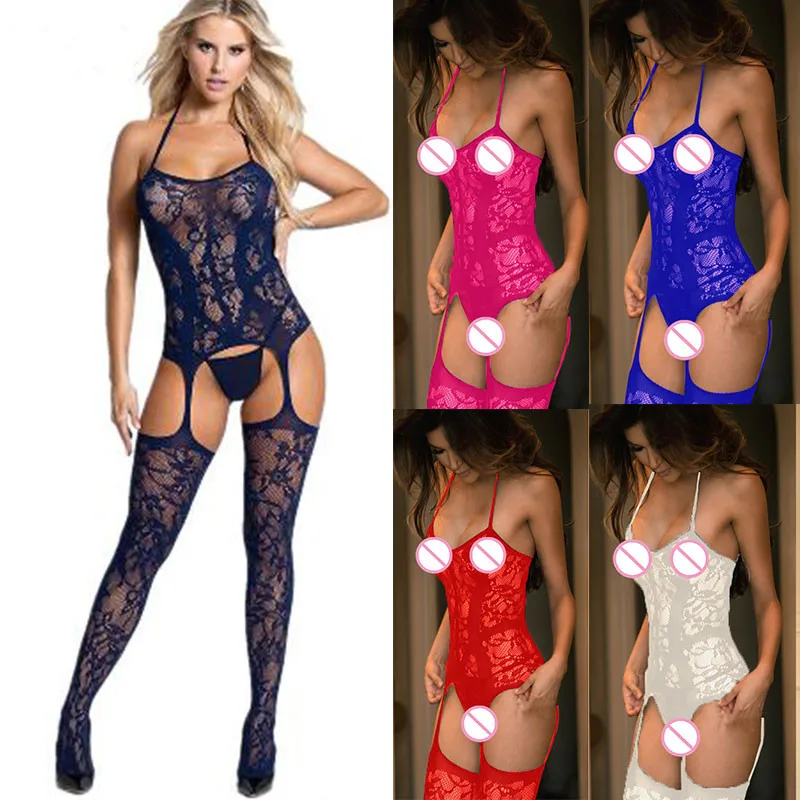 Размера плюс ажурные сексуальное женское белье в стиле Baby Doll Эротическое нижнее