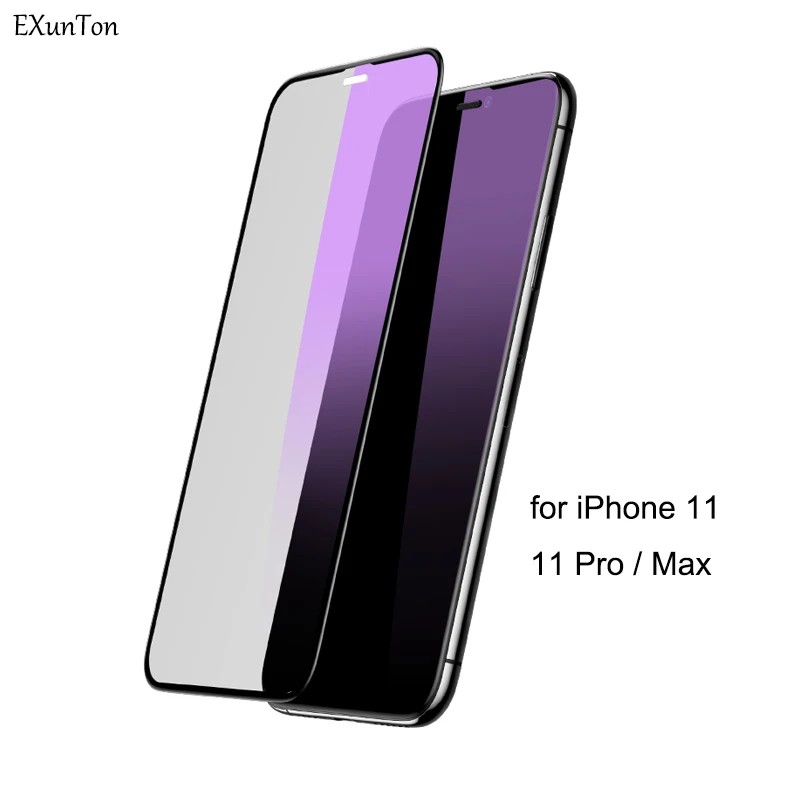 Закаленное стекло с полной защитой от синего света для Apple iPhone 11 Pro Max защита