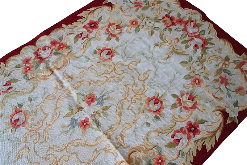 Шерстяные ковры aubusson винтажные для гостиной квадратной вязки | Дом и сад