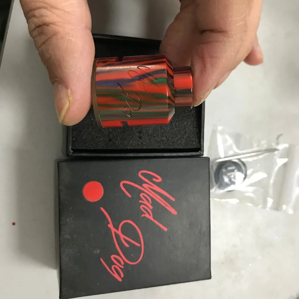 Crazy dog зазор Самая низкая цена RTA распылитель против контроля воздушного потока ввиду большой испаритель смолы