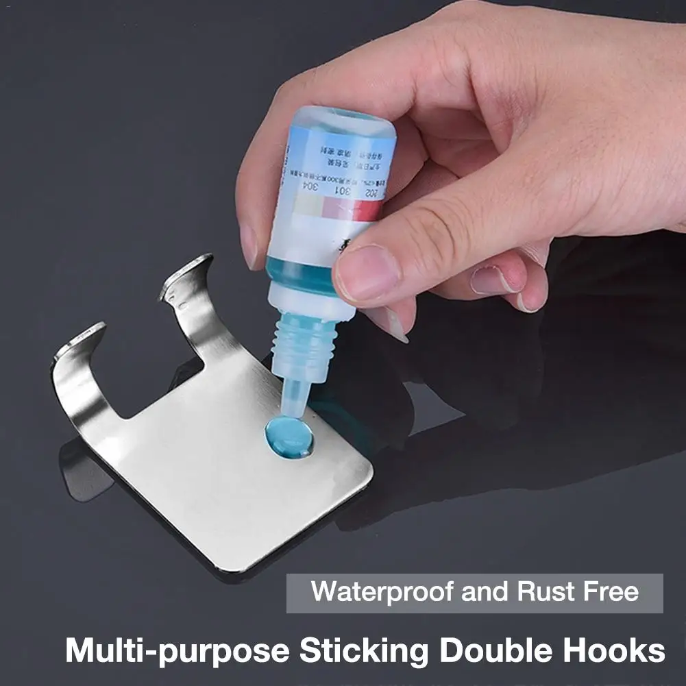 Держатель для бритвы крючок вешалка подставка самоклеящаяся нержавеющая сталь