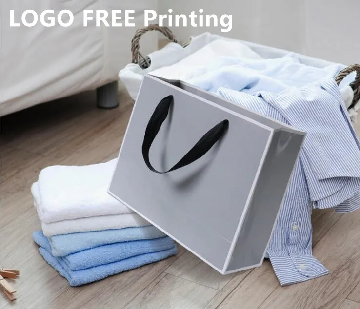 Черный/белый логотип Бесплатная печать 100 шт./лот утепленная серая пустая