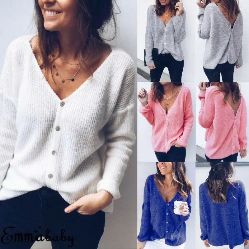 Женский свитер большого размера с V-образным вырезом ажурный мягкий теплый