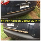 Внешние аксессуары Lapetus подходят для Renault Captur 2014-2016, Задняя Крышка багажника из нержавеющей стали, крышка багажника, отделка, 1 шт.
