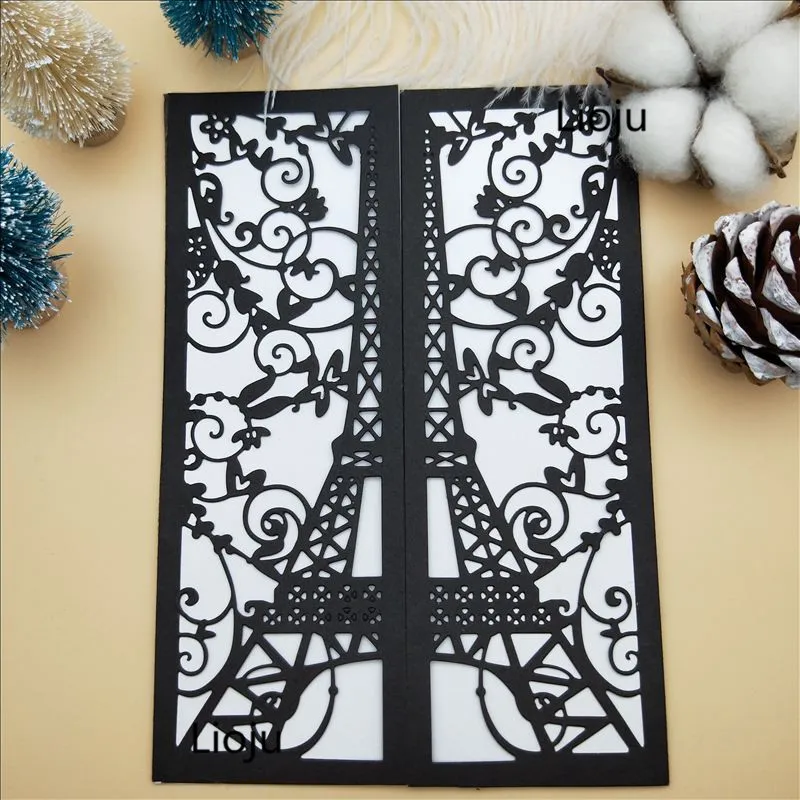 Металлические штампы LioJu с железной башней пресс форма для вырезания свадебные