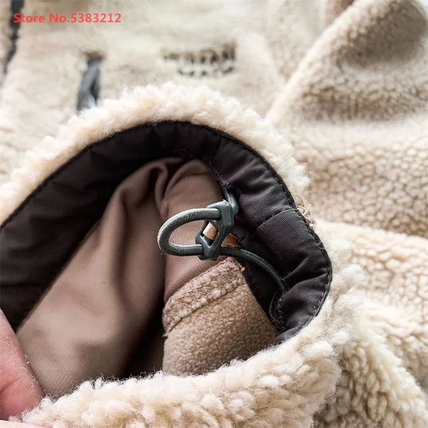 Куртка-бомбер зимняя из берберского флиса на молнии с подогревом | Мужская одежда