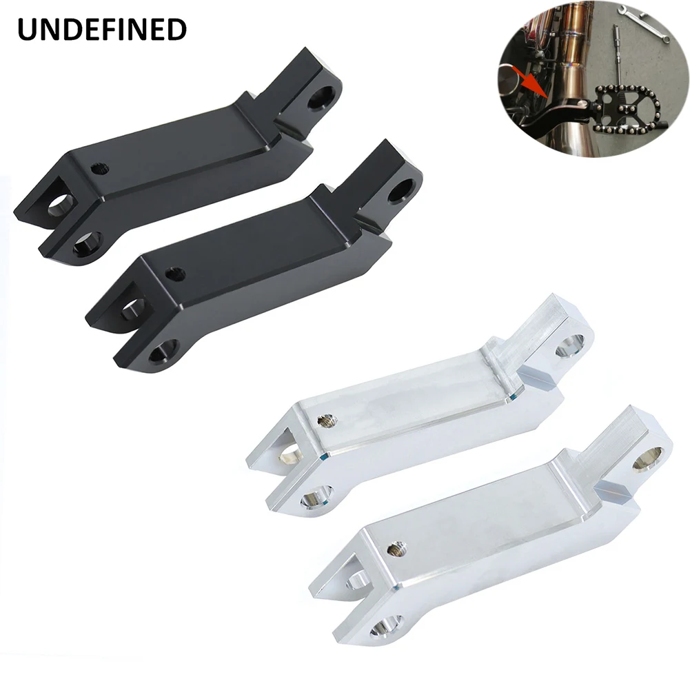 

Motorcycle Male Mount Foot Pegs Support Extension Bracket for Harley Sportster 883 Softail Fatboy Dyna Chopper Bobber Universal