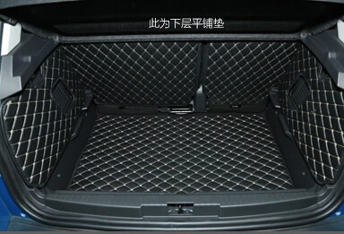 

No Odor Full Surrounded Special Full Set Car Trunk Mats for Renault Captur Durable Waterproof Boot Carpets