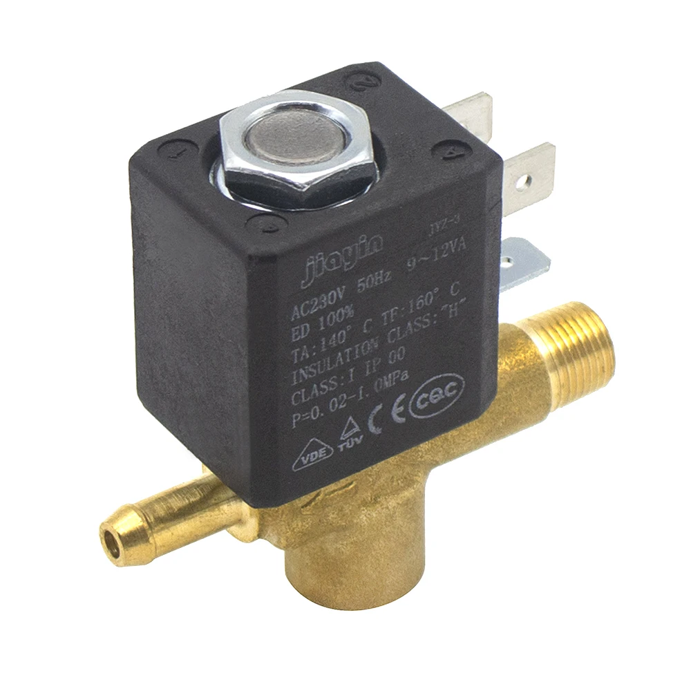 Электромагнитный клапан Jiayin с внешней резьбой JYZ-3 в перем. Тока 2/3 ходовой G1/8 &quot