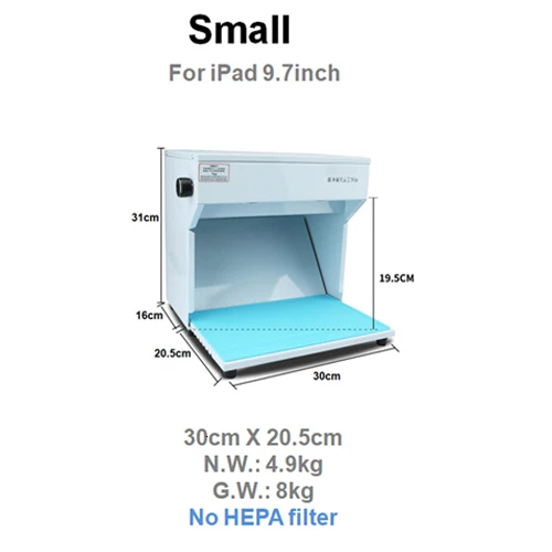 Powerless Miniature dust free clean room Cleaner for Mobile Phone LCD repair - Цвет: Small