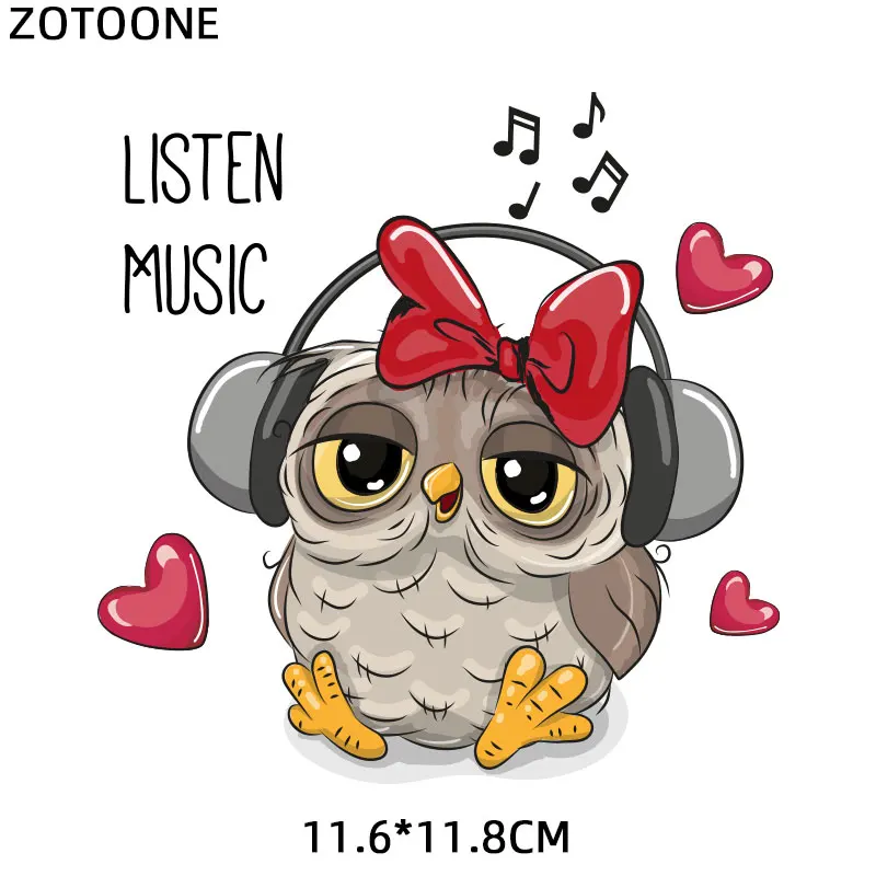 Термонаклейки ZOTOONE для одежды виниловые с рисунком животных | Дом и сад