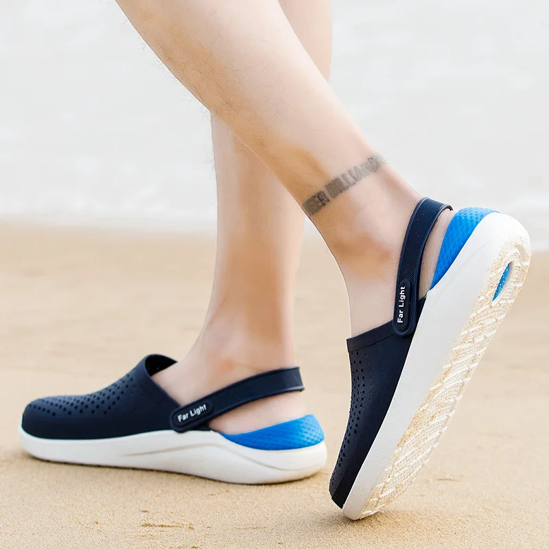 Летние сандалии модная одежда пляжные шлепанцы большого размера мужские