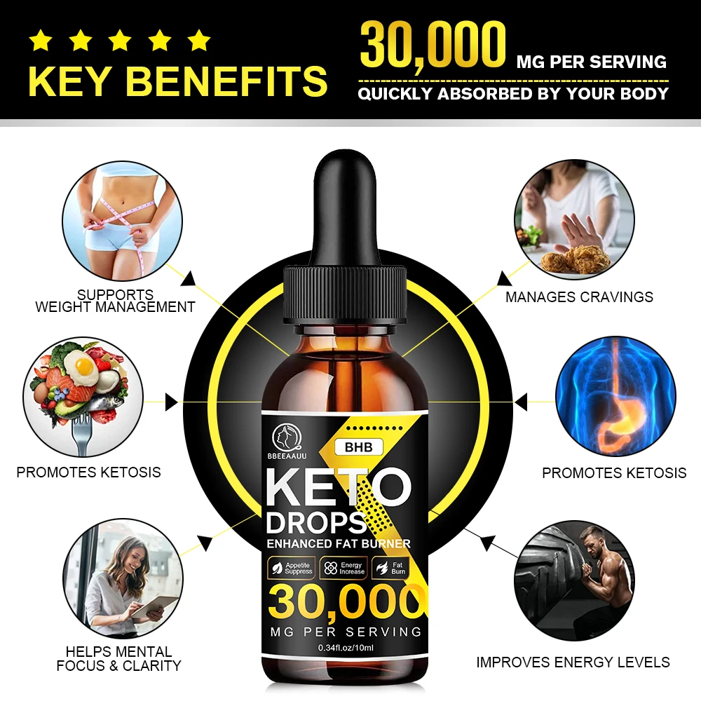 

Beau Ketogenic Drops Slimming Products Lose Weight Fast Appetite Suppressant Fat Burner Weight Loss Diet For Belly Flimming