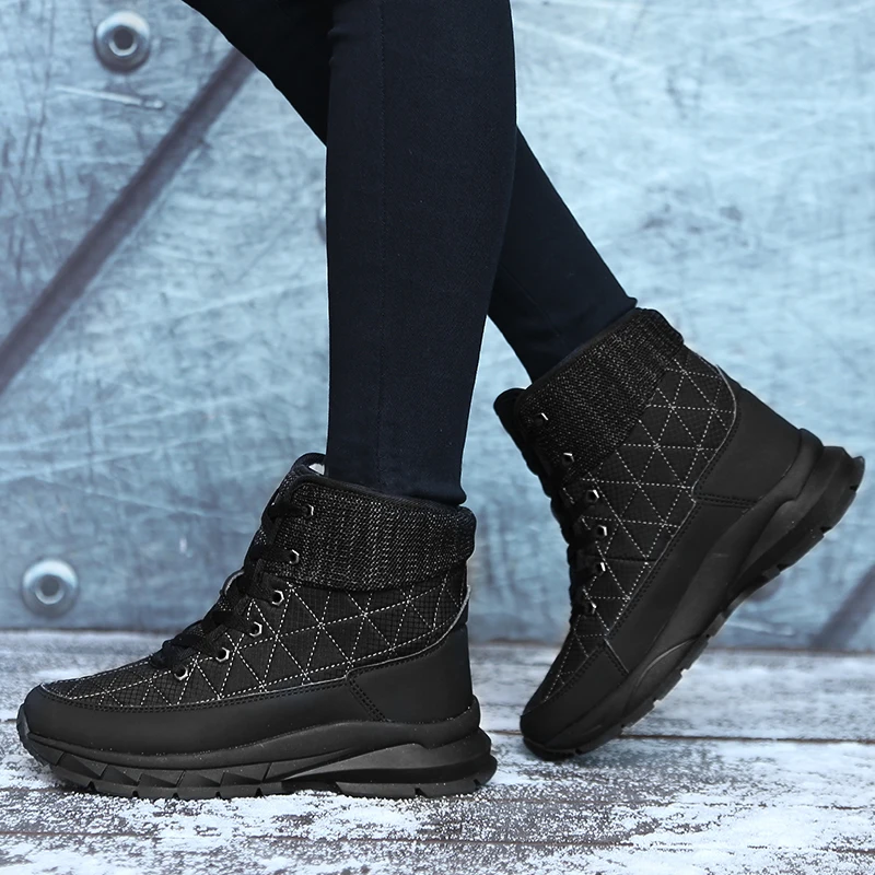 CINESSD Microfinance Shoes woman woods Rubber Platform Boots Waterproof Botas Women Winter Red | Обувь