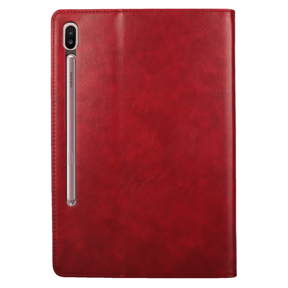 Чехол для samsung Galaxy Tab S6, 10,5 дюймов, SM-T860, SM-T865,, чехол для планшета, Деловой, из искусственной кожи, откидная подставка, противоударный чехол