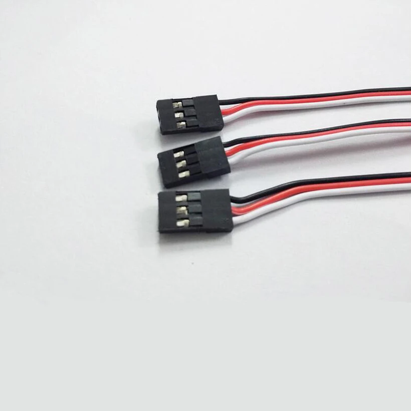 Для KK MK MWC APM Полетный контроллер RC вертолет 10 шт. 30 см штыревой разъем JR Servo