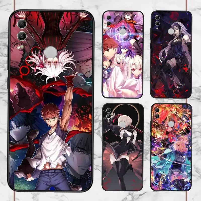 

Fate Series Grand Girl Anime Phone Case For Huawei honor Mate 10 20 30 40 i 9 8 pro x Lite P smart 2019 nova 5t