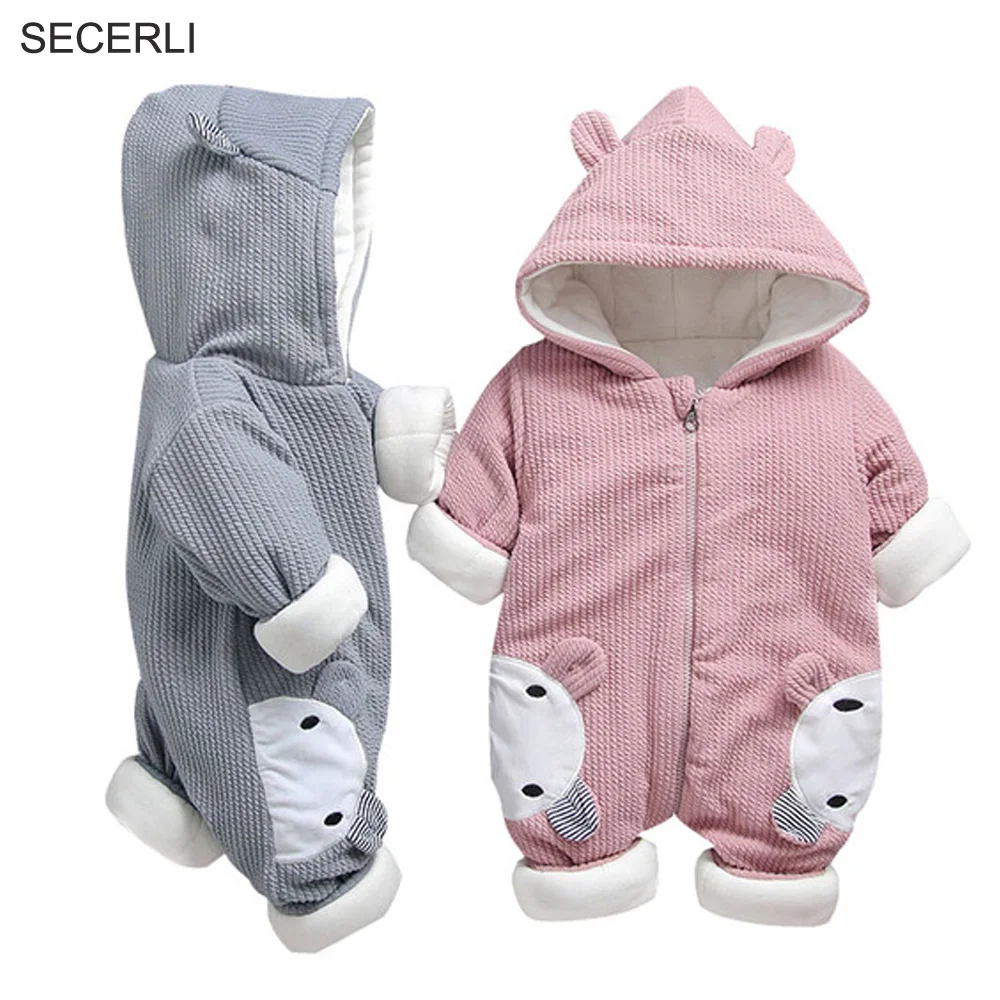 

Детский Теплый комбинезон из натурального хлопка, на зиму