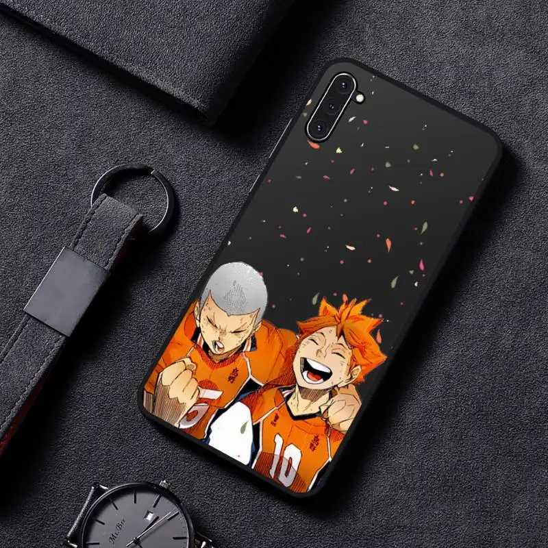 

Haikyuu volleyball boy Phone Case For Samsung A32 A51 A52 A71 A50 A12 A21S S10 S20 S21 Plus Fe Ultra