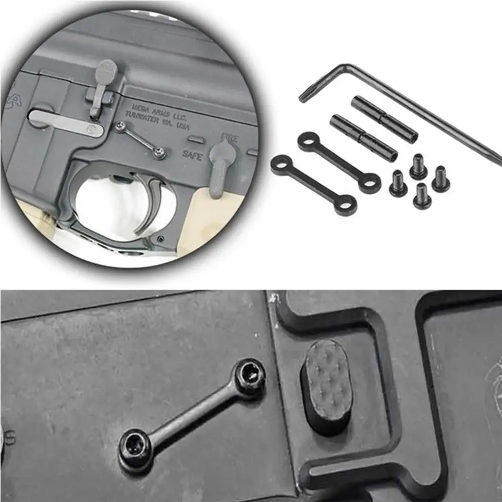 

Black Oxide .154" Anti Walk Pins 2 Side Plates Walk Pins All Trigger Gun Hunting Anti Accessories Hammer Steel U5s3