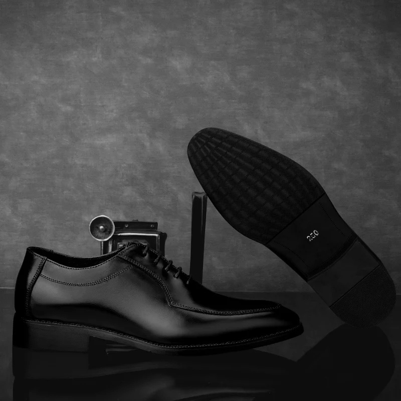 Туфли-оксфорды мужские из натуральной кожи на шнуровке размеры 38-44 |