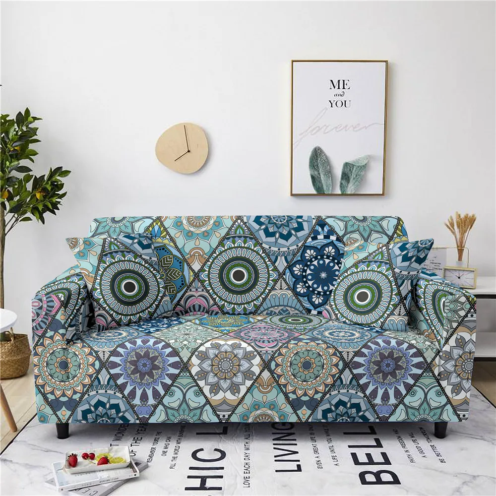 Универсальный эластичный диван с напечатанным рисунком плотная накидка все