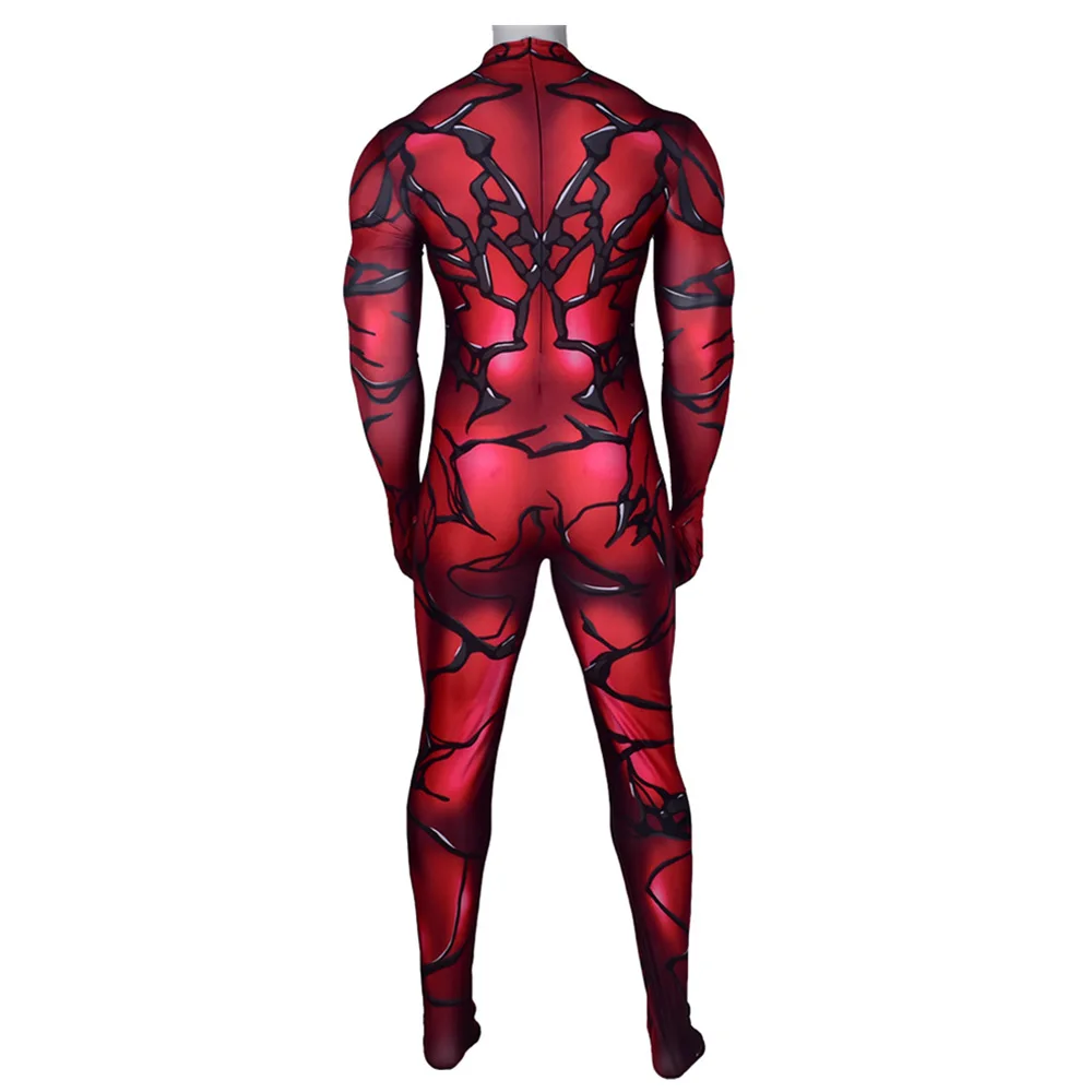 Фильм Venom 2 Carnage Cletus kaady Косплей Костюм Megamind Плотный Комбинезон для взрослых и
