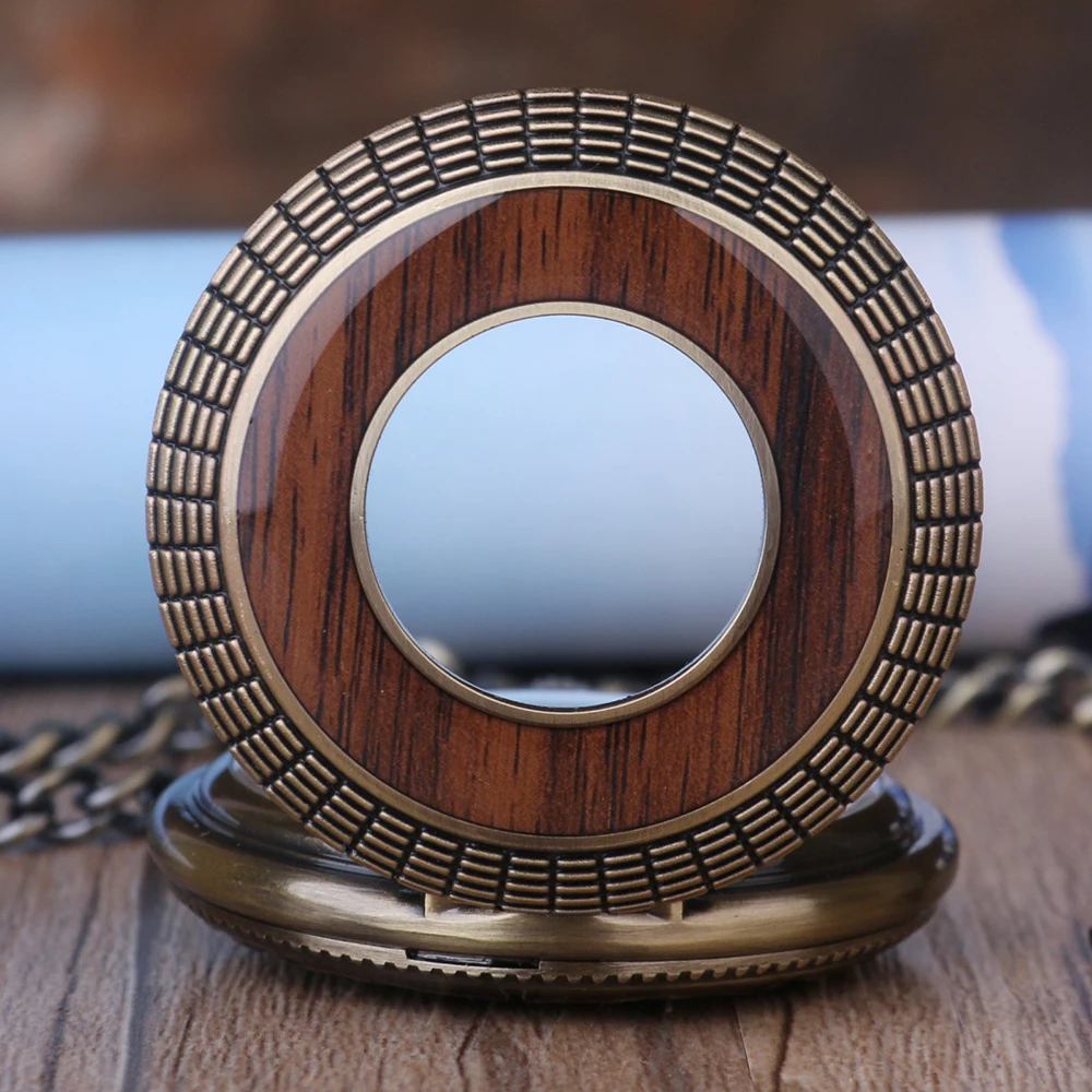 Retro Unique Mechanical Pocket Watches Men Brand Necklace Pocket & Fob Watch Chain Male Pocket Watch