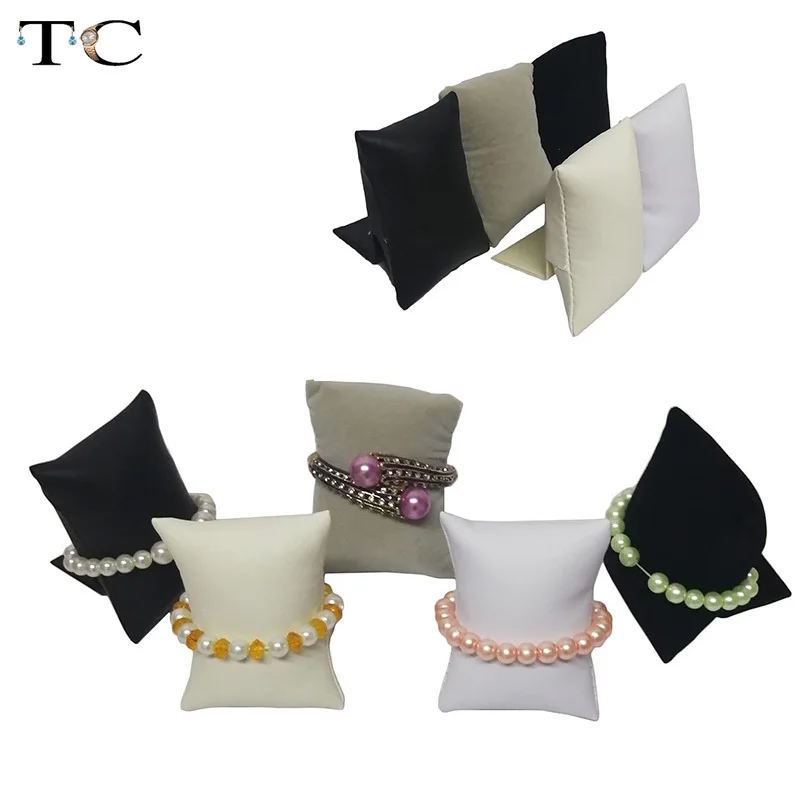 

Jewelry Pillow Bracelet Holder Bangle Display Stand Jewelry Display Holder Watches Organizer