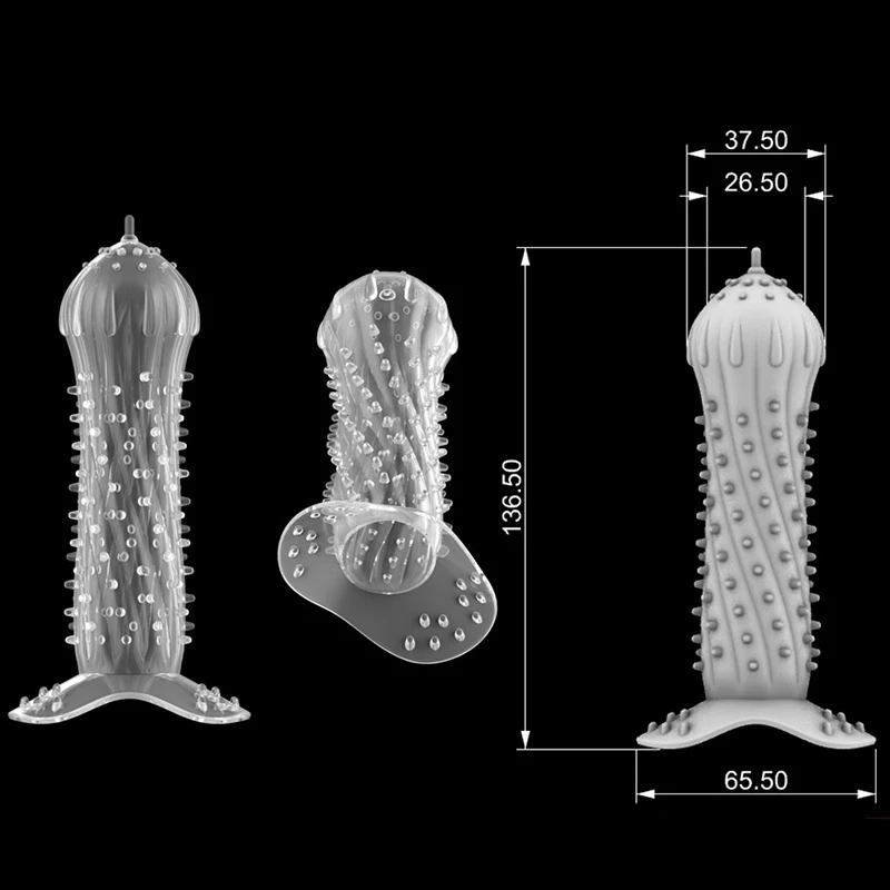 Удлинитель для мужского пениса многоразовый презерватив усилитель эрекции