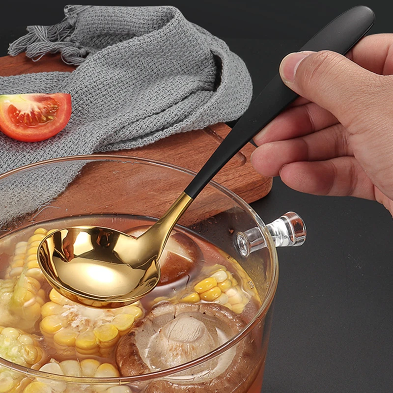 Ложка Дуршлаг Из Нержавеющей Стали с длинной ручкой 1 шт.|Ложки| |