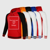 drop shipping men hoodies sweatshirts personalized customized logo printed design diy mens custom made baseball jackets coats